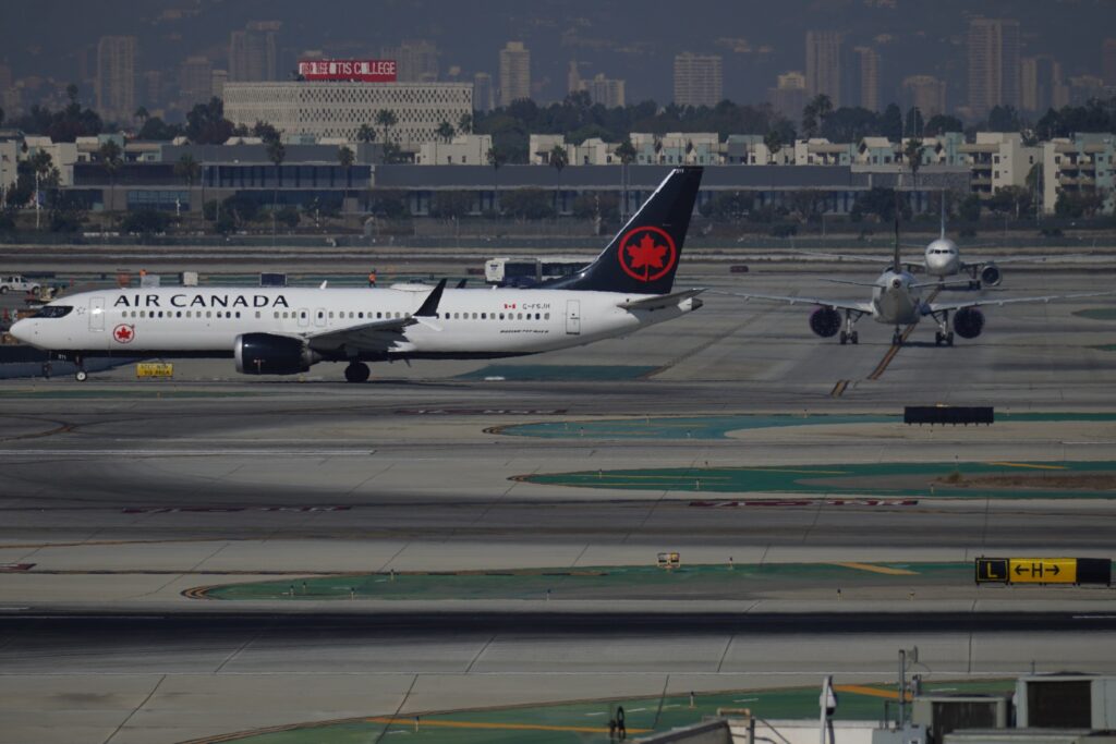 AIR CANADA AIRCRAFT (4) at Los Angeles International Airport November 2024