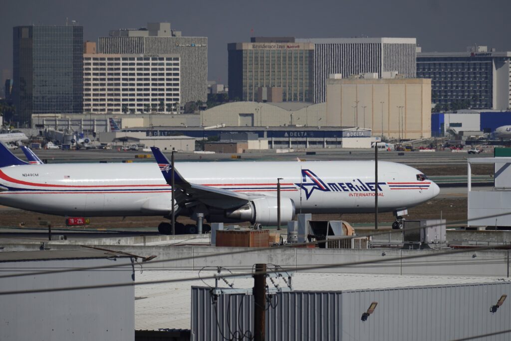 AMERIJET INTERNATIONAL AIRCRAFT at Los Angeles International Airport November 2024