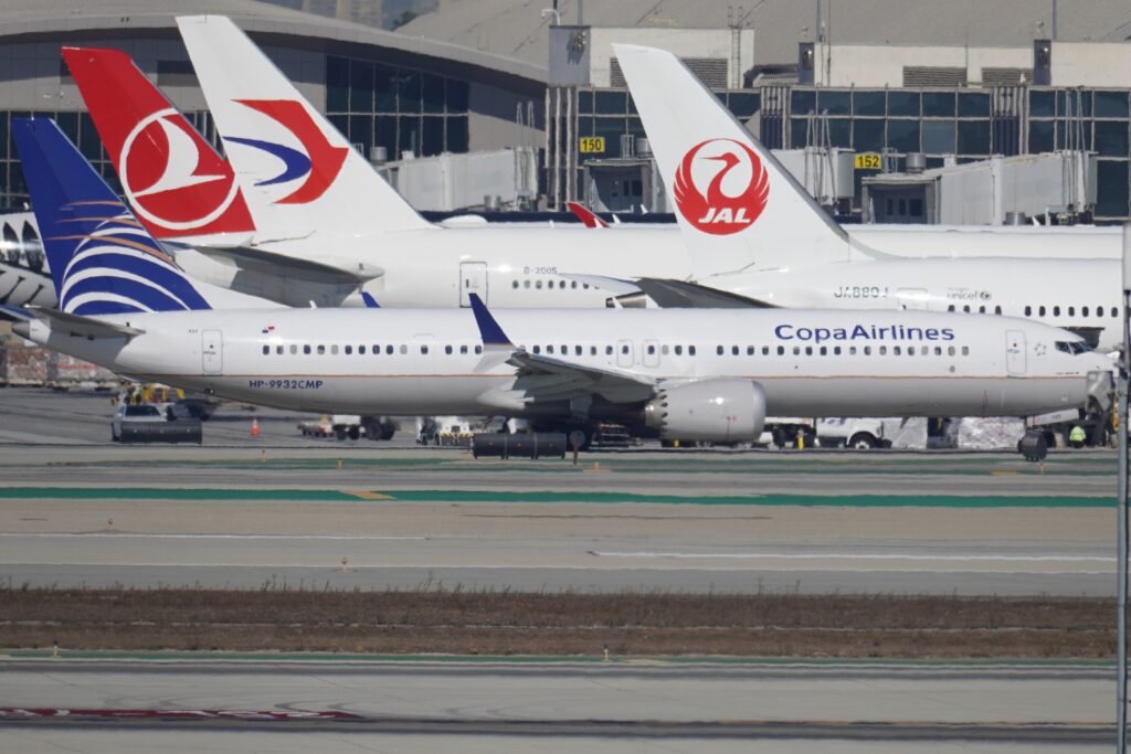 COPA AIRLINES AIRCRAFT at Los Angeles International Airport November 2024