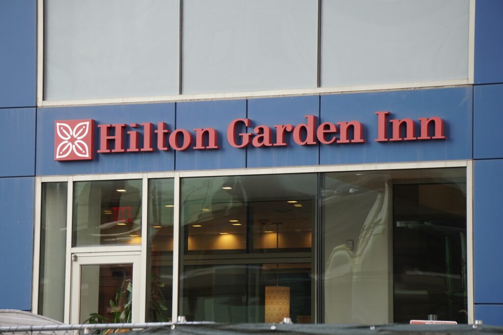 DSC00568 Hilton Garden Inn seen in New York City in November 2021