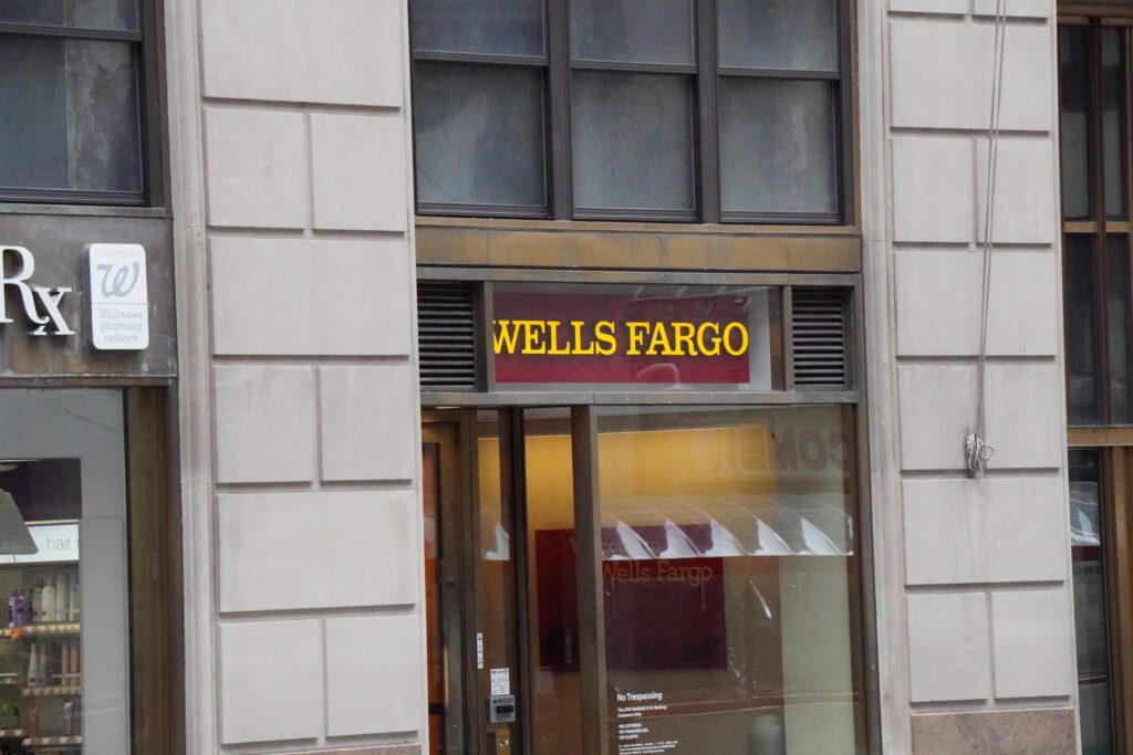 DSC00663 Wells Fargo seen in New York City in November 2021