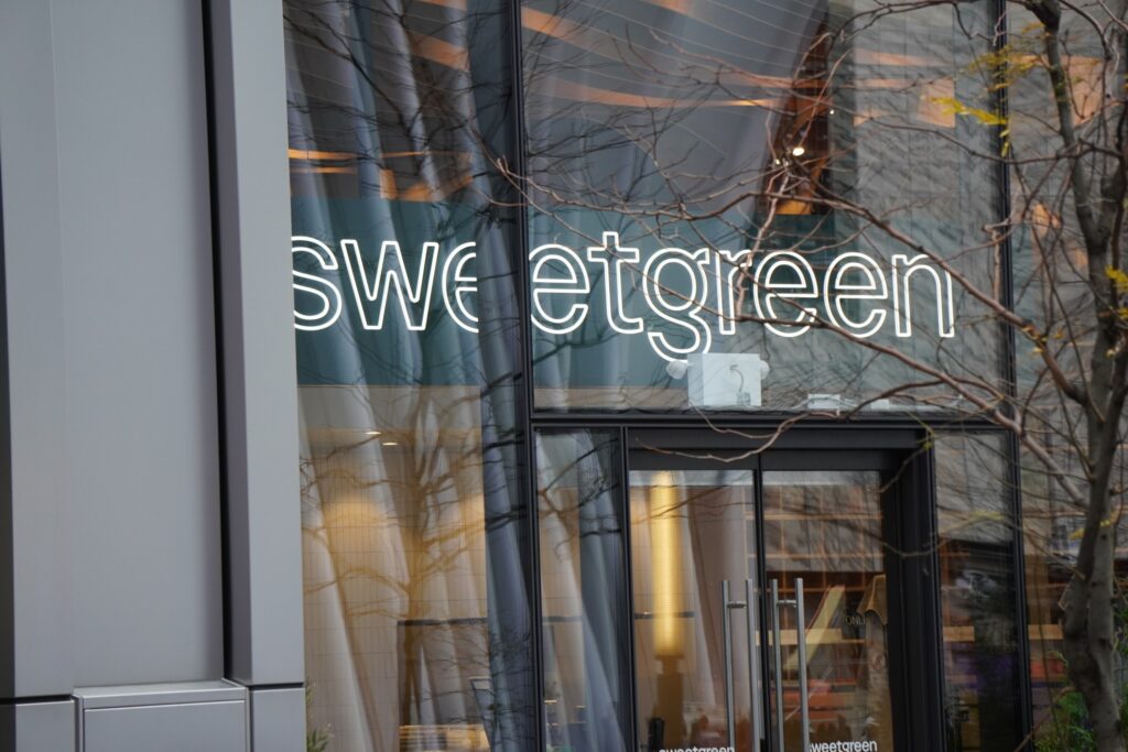 DSC00934 Sweetgreen seen in New York City in November 2021