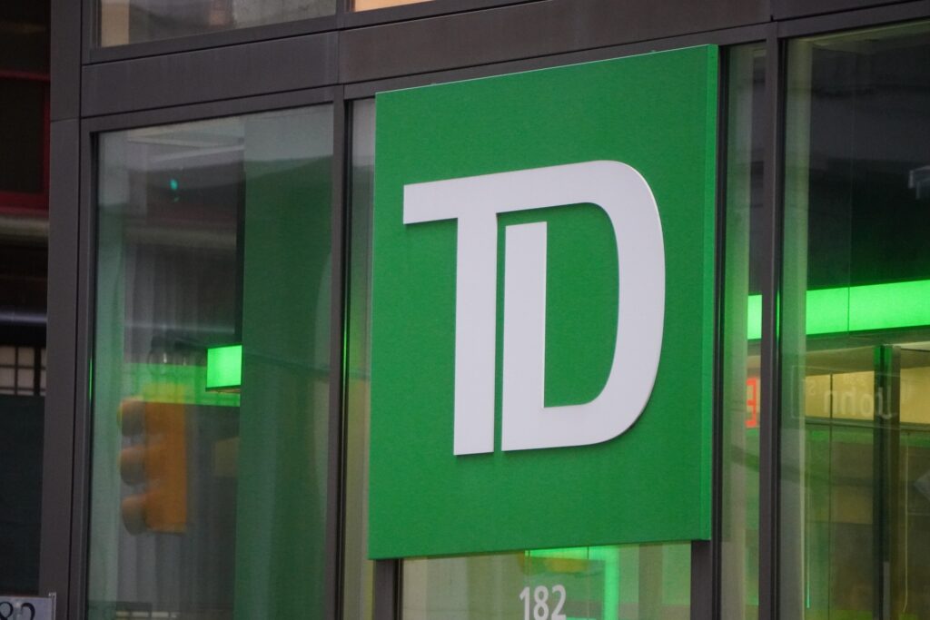 DSC00996 TD Bank seen in New York City in November 2021