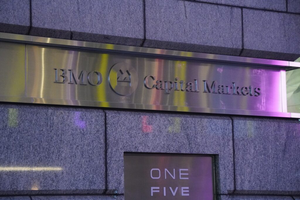 DSC01135 BMO Capital Markets seen in New York City in November 2021
