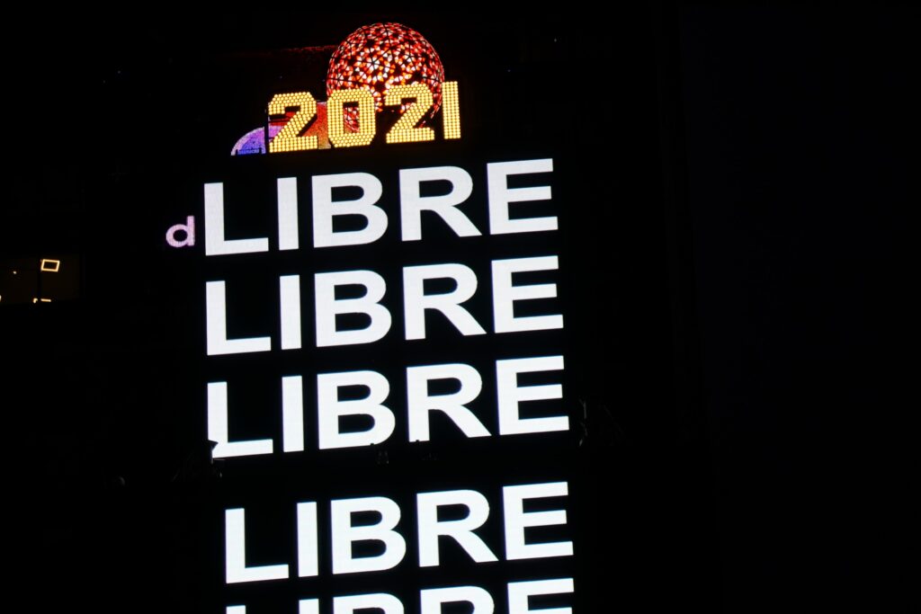 DSC01183 Libre seen in New York City in November 2021