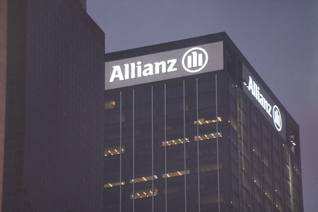 DSC01189 Allianz seen in New York City in November 2021
