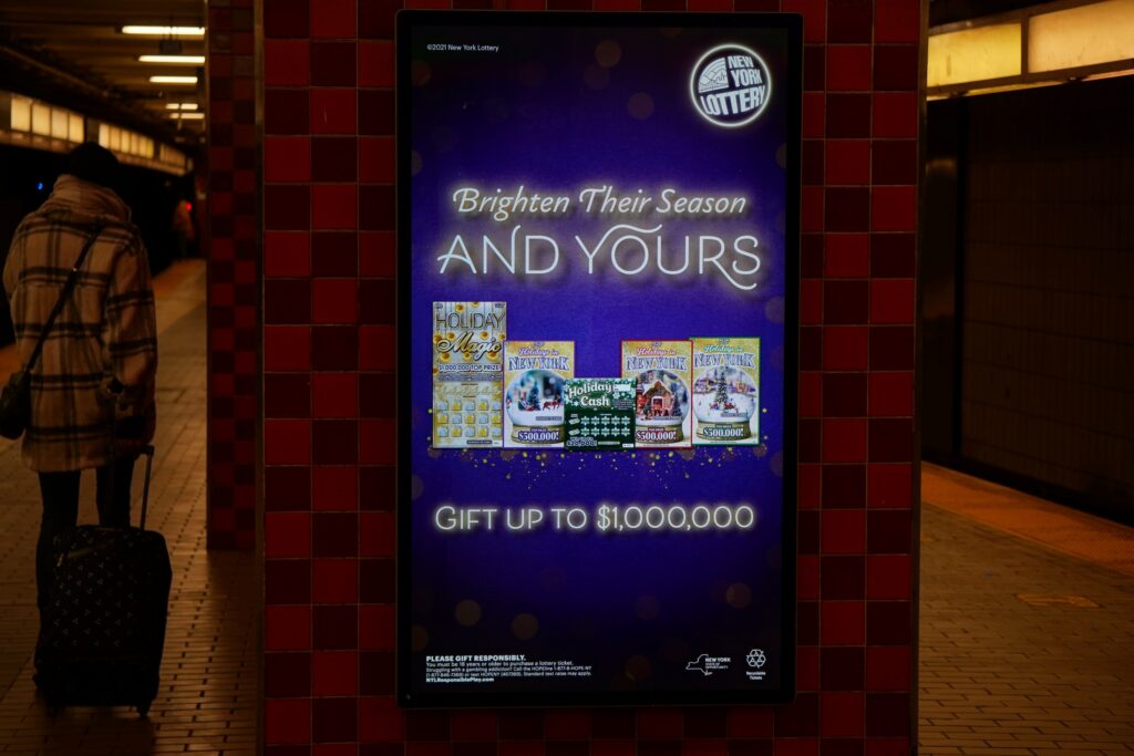 DSC01581 Newyork Lottery seen in New York City in November 2021