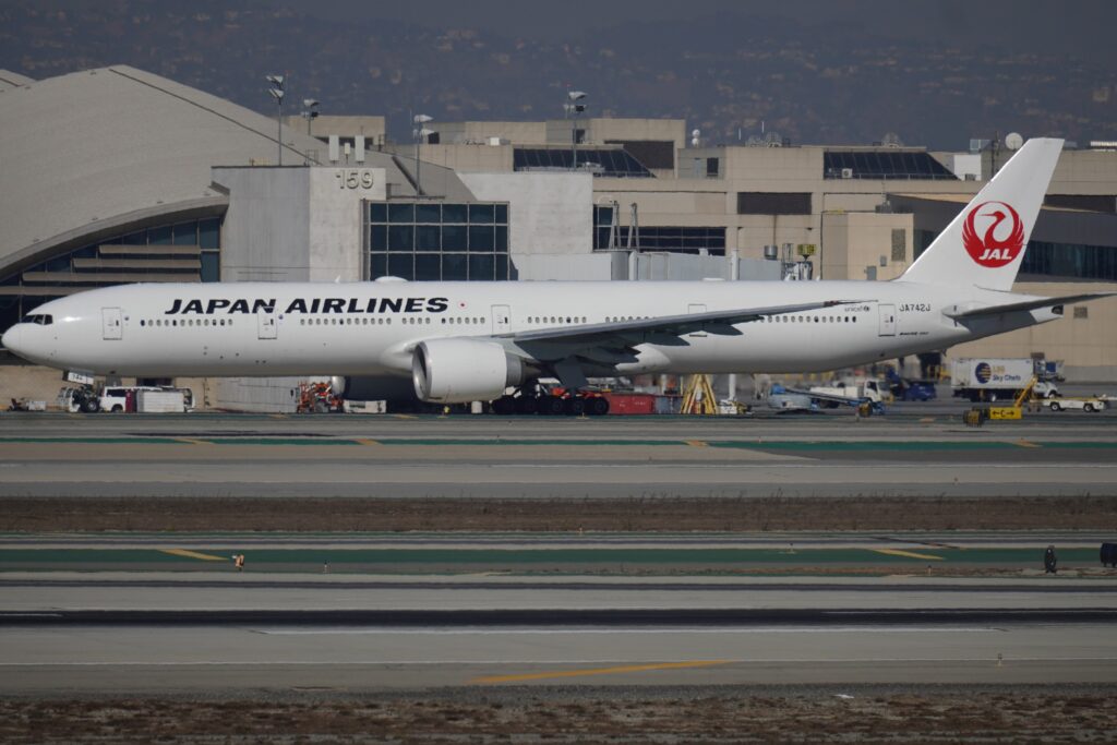 JAPAN AIRLINES AIRCRAFT (2) at Los Angeles International Airport November 2024
