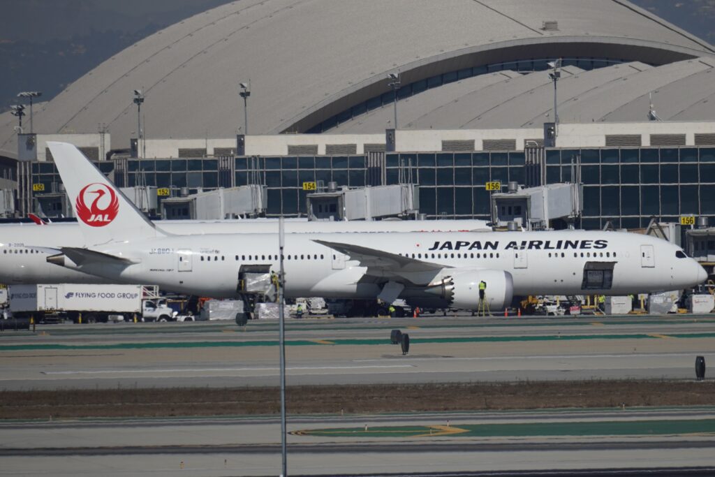 Japan Airlines Aircraft 2 at Los Angeles International Airport November 2024