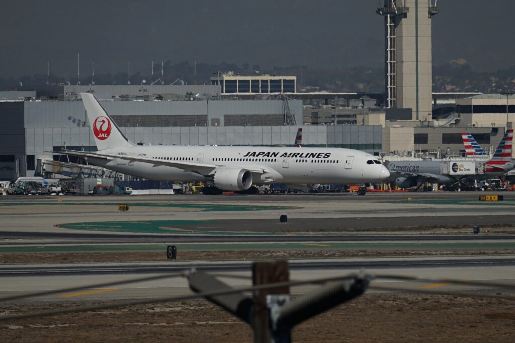 Japan Airlines at Los Angeles International Airport November 2024