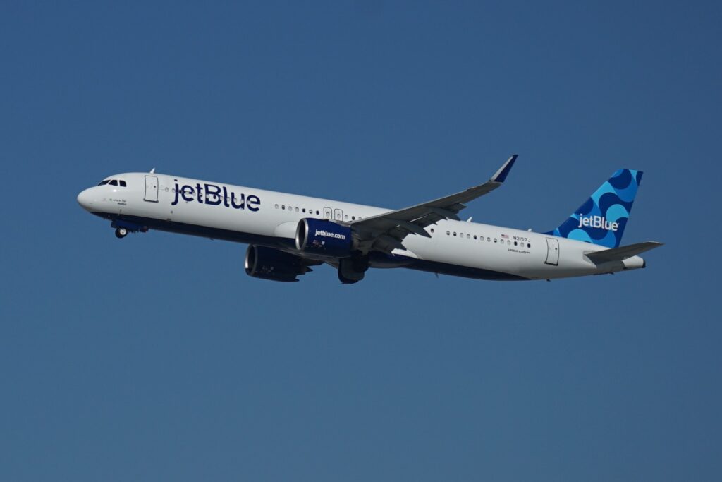 Jet Blue Airways at Los Angeles International Airport November 2024