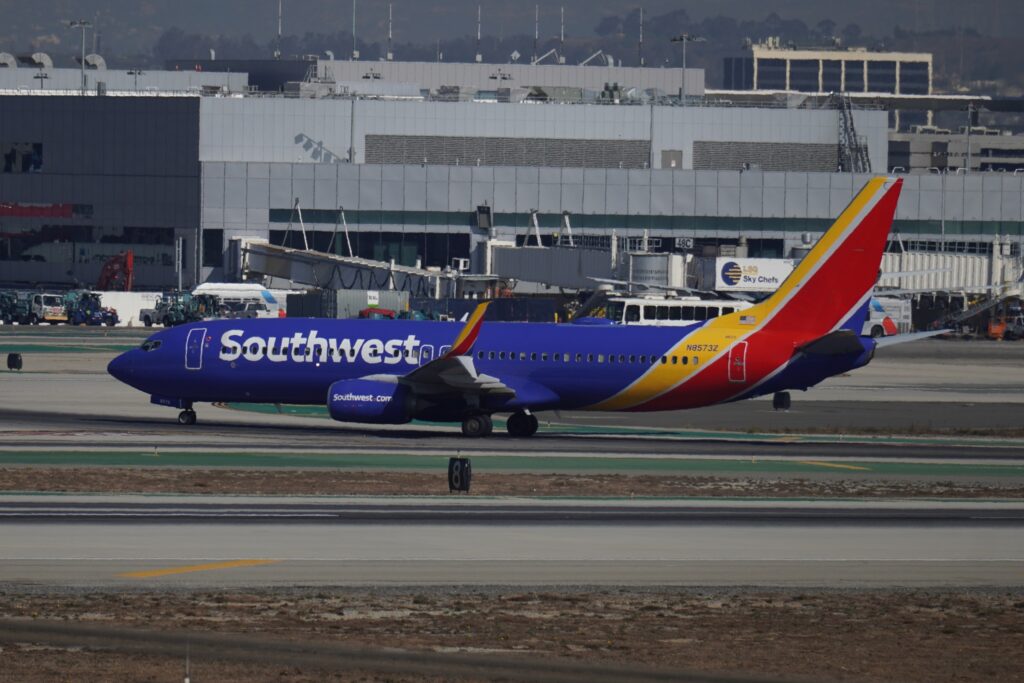Southwest Airlines at Los Angeles International Airport November 2024
